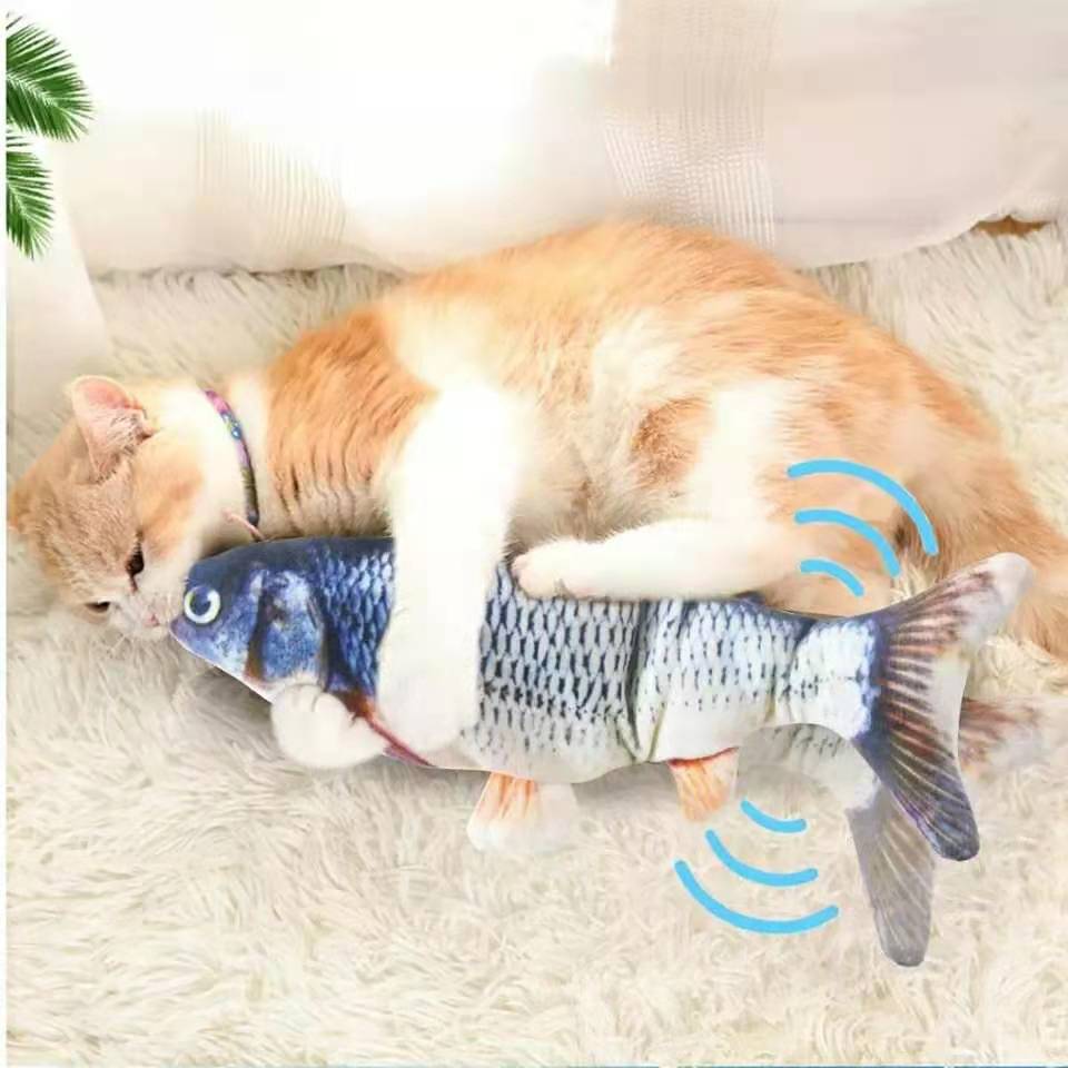 Cat Electric Floppy Toy Fish 猫おもちゃ電動魚